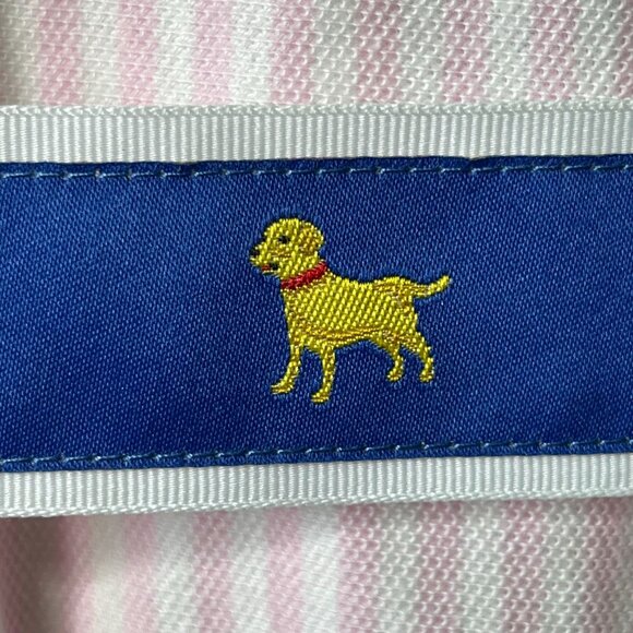 POLO Ralph Lauren Kid's Pink Belted Button Down Short Sleeve Shirt Dress Medium - Picture 5 of 9